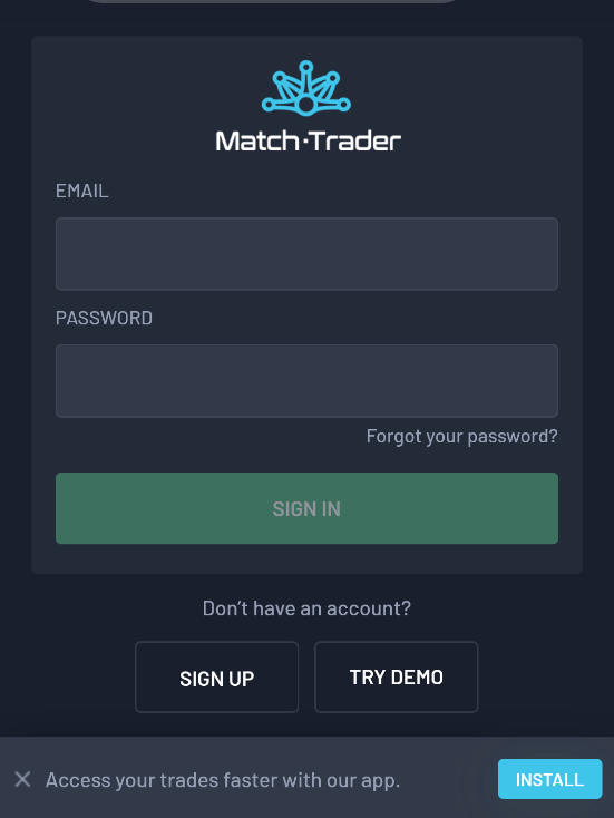 Easily accessible and user-centric platform view