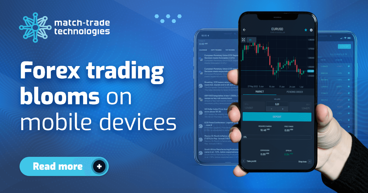 Forex trading blooms on mobile devices