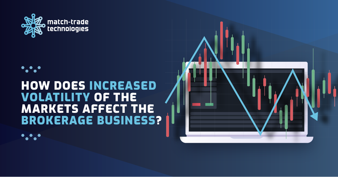 How does increased volatility of the markets affect the brokerage business?