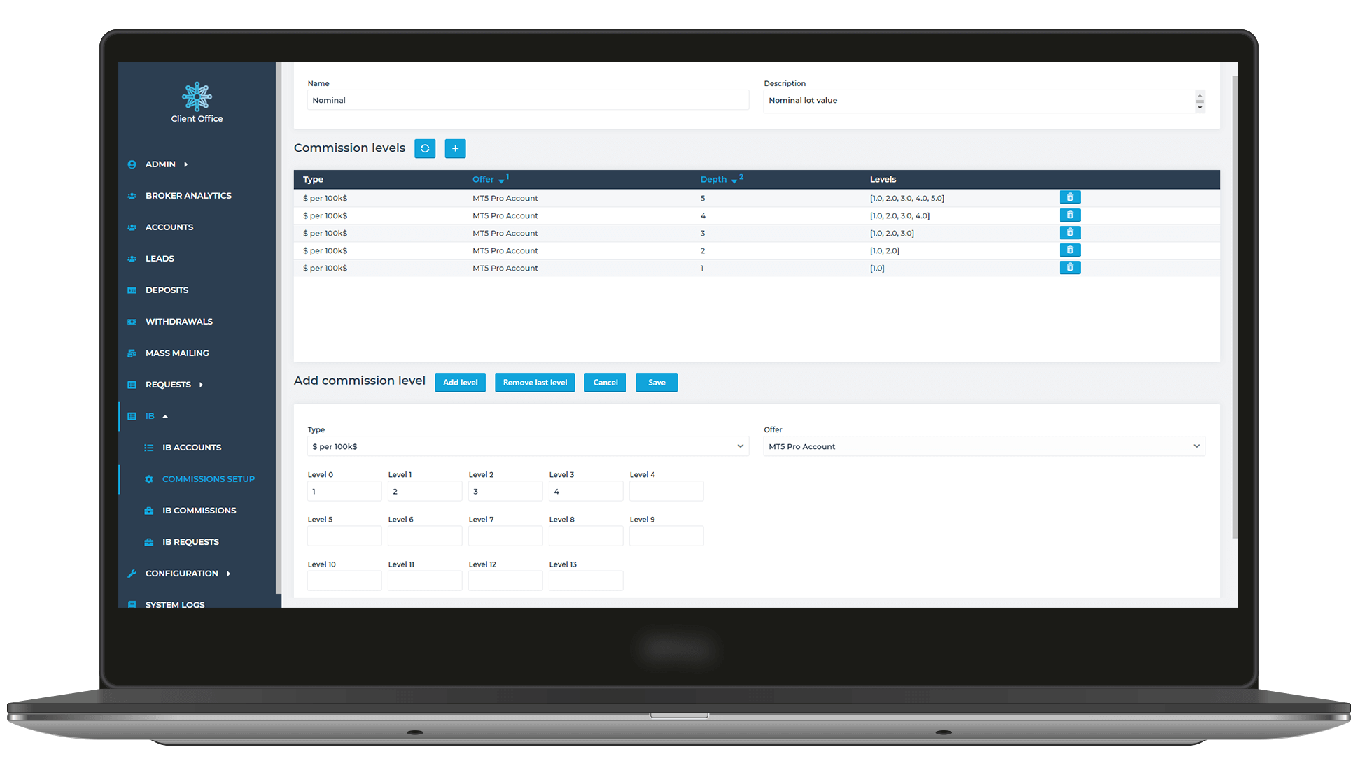 Match-Trader May Release platform view