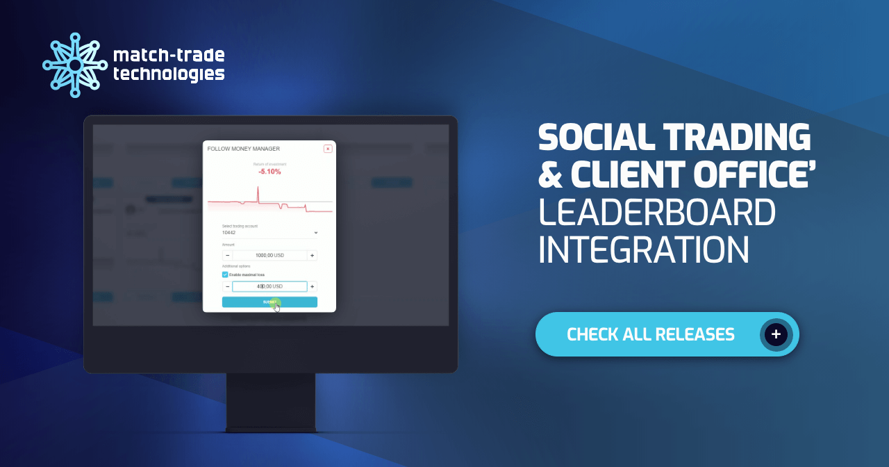 Match-Trade August Release: Social Trading and Client Office’ Leaderboard Integration