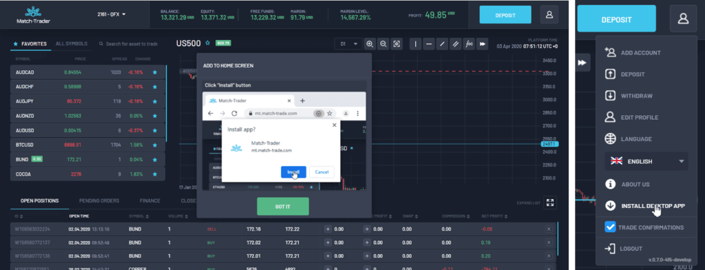 Match-Trader platform explained with a simple animation