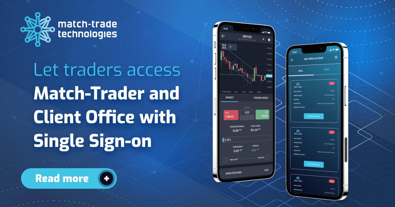 Allow traders to access every Match-Trader feature with Single Sign-on