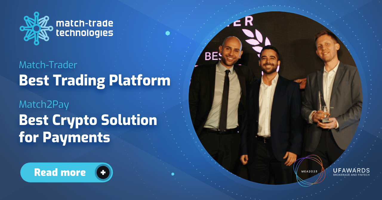 Another industry recognition for the Match-Trader platform and Match2Pay Crypto Payment Gateway