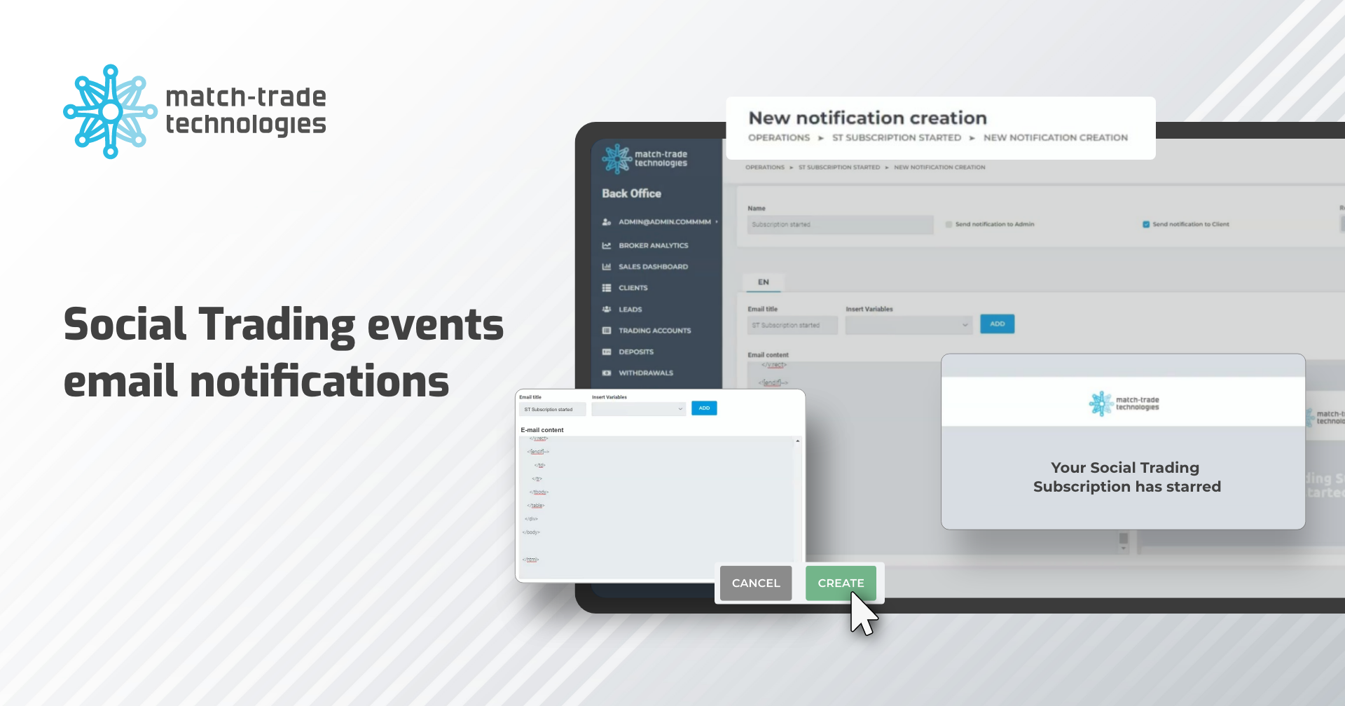 Match-Trade June release: Social Trading events email notifications