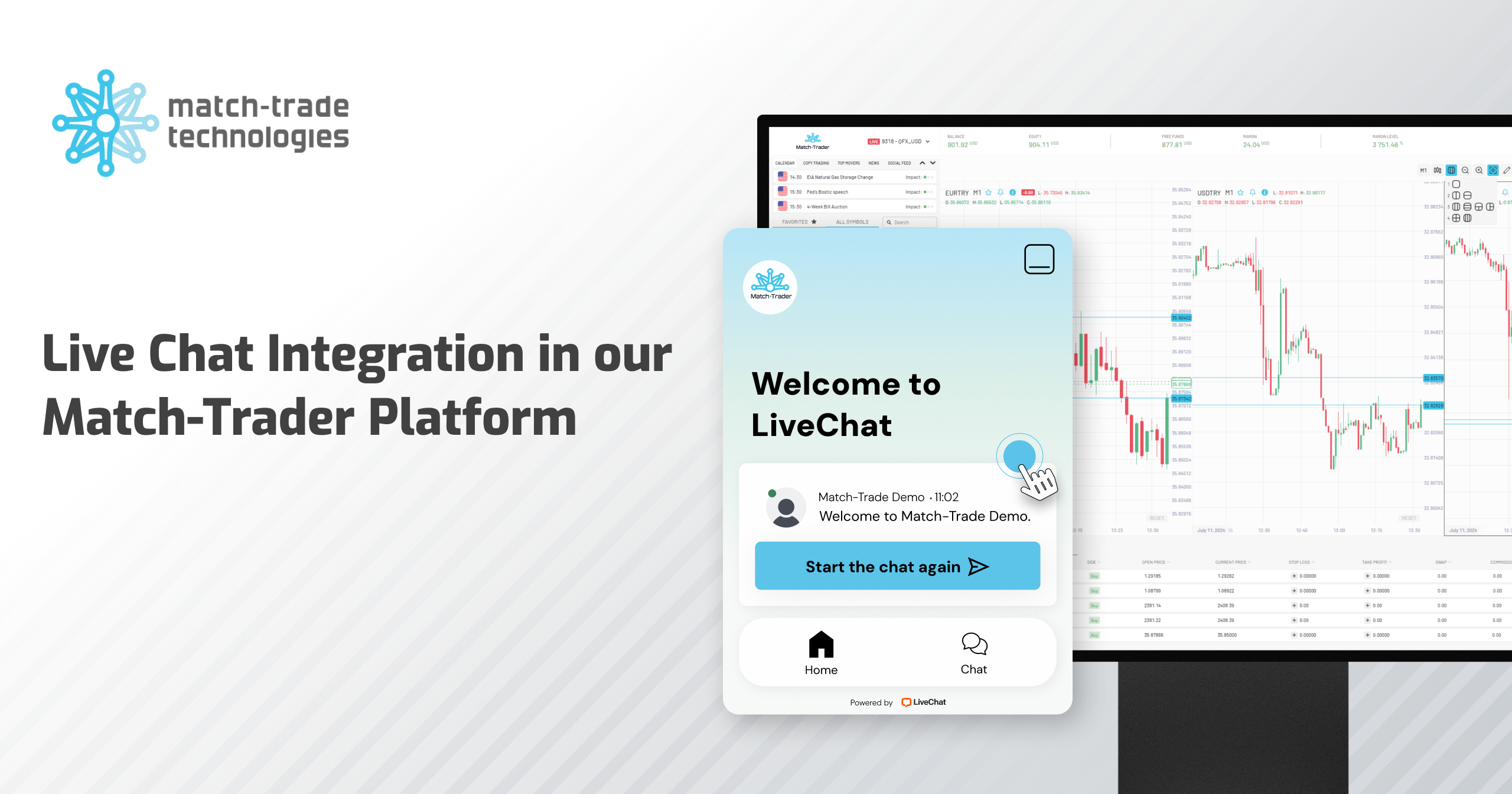 Match-Trade August Release: Live Chat Integration in our Match-Trader Platform