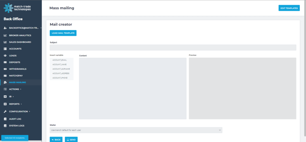 Expanding the mass mailing possibilities in our CRM-2