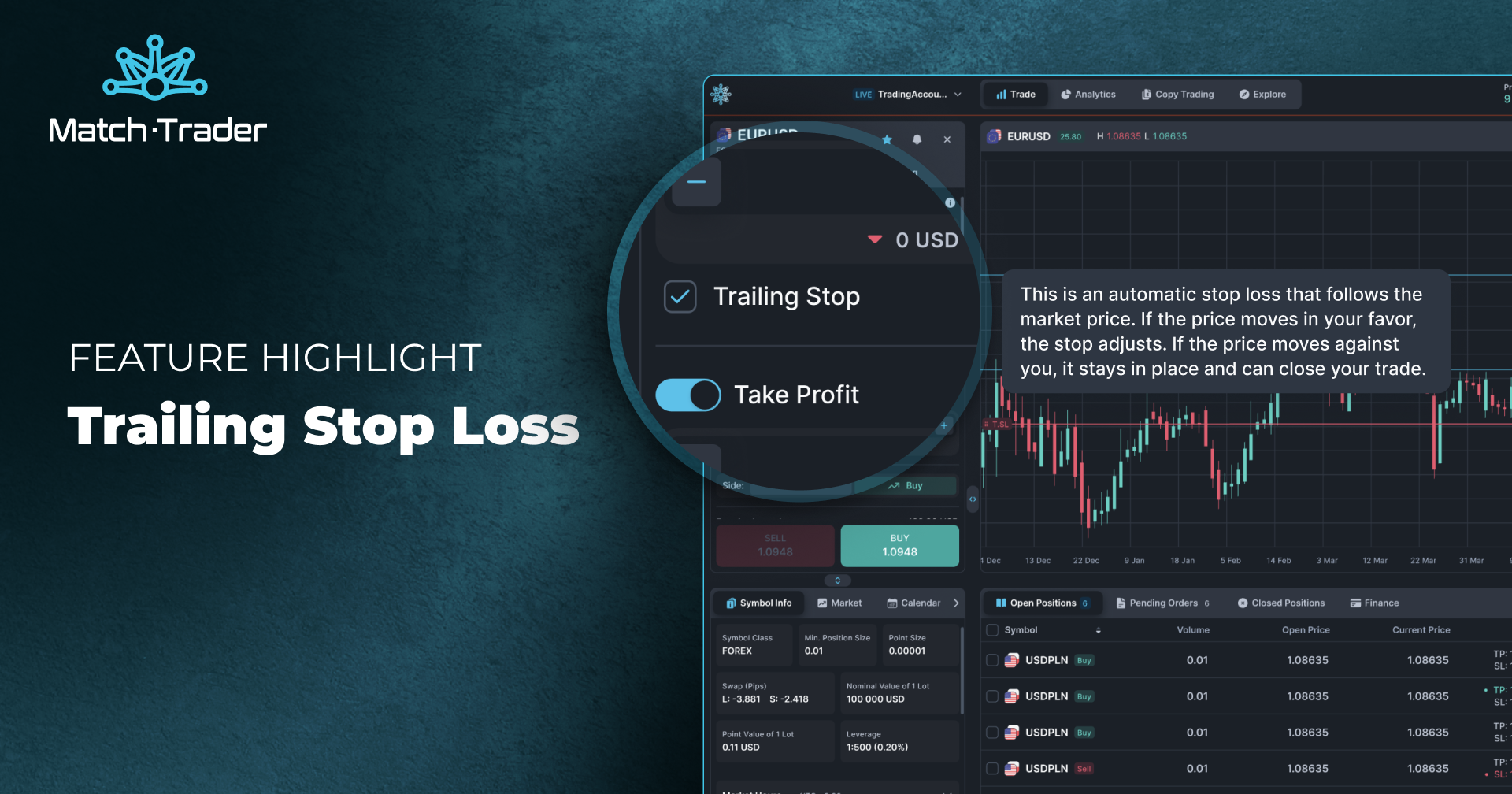 Match-Trade October Release: Trailing Stop Loss Feature