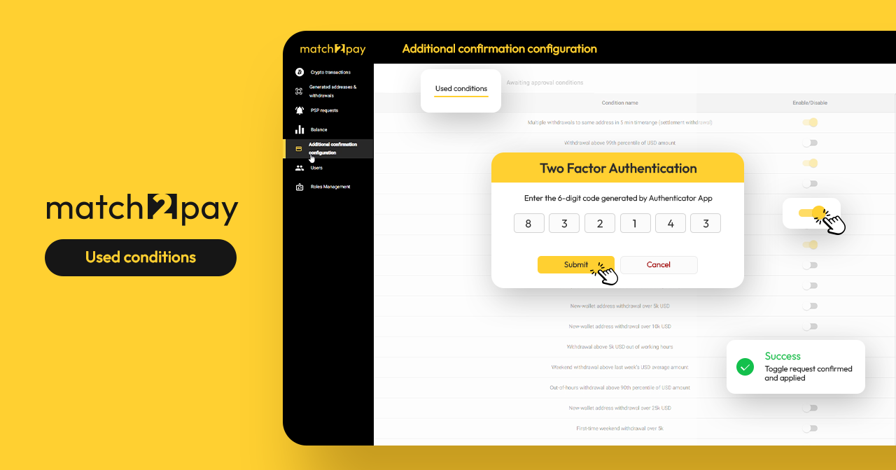 New Match2Pay Upgrades for Enhanced Withdrawal Verification
